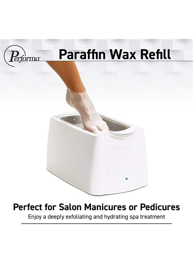 Performa Paraffin Wax Refill, Unscented Blocks, 6 Lbs, Paraffin Bath Wax, Medical Grade Paraffin Wax Refill for Paraffin Bath, Good for Hands, Feet, and Arthritis, Case of (6) 1 Lb Blocks - Image 3