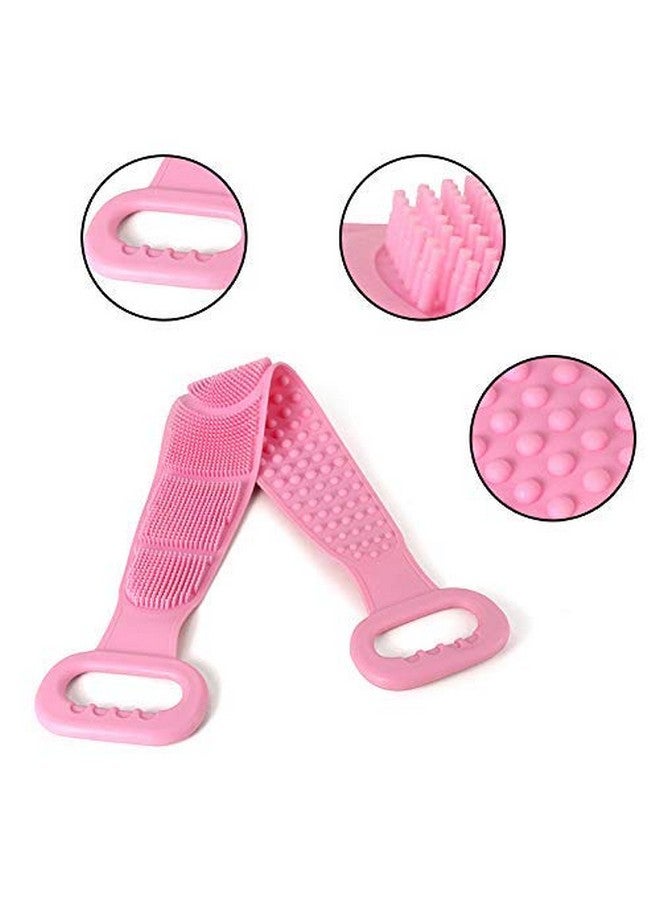 RIGJAK Body Back Scrubber, Double Side Bathing Brush for Skin Deep Cleaning Massage, Dead Skin Removal Exfoliating Belt for Shower, Easy to Clean, Lathers Well for Men & Women (Multicolor) - Image 3