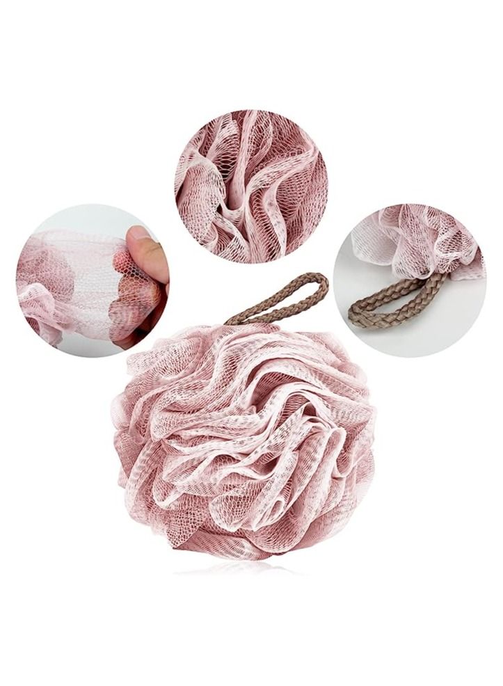 أوريتي اسفنجة حمام اسفنجة دش لوف 50 جرام شبكة كرات اسفنجة لغسل الجسم حمام الرجال والنساء-4 حزمة - Image 3