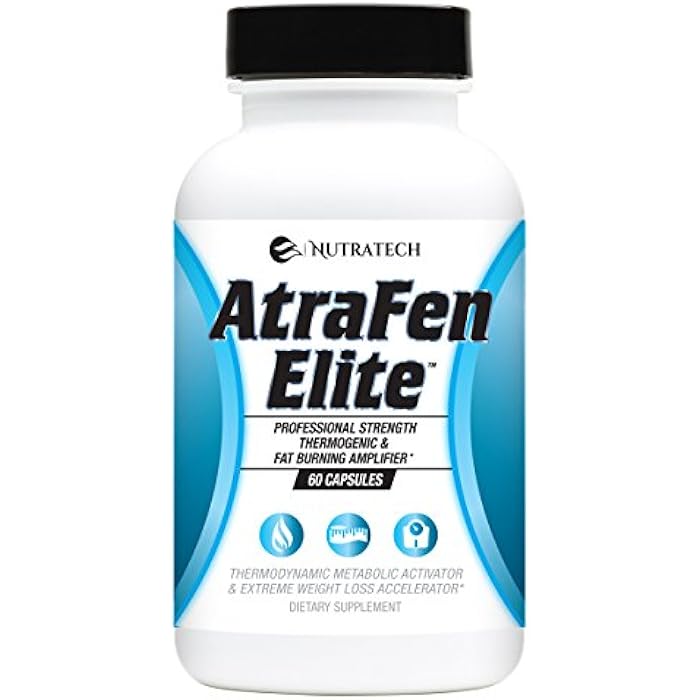 Atrafen Elite - Professional Strength Diet Aid That Supports Weight Loss & Management, Promotes Energy and Helps Suppress Food Cravings & Appetite, Dietary Supplement, 60 Capsules - Image 1