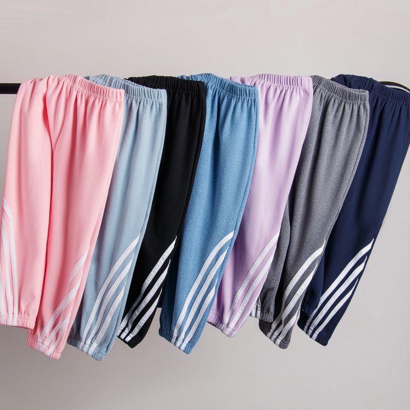 Children's sweatpants brushed Autumn Autumn fleece girls boys baby wholesale casual pants children's pants children's leggings - Image 3