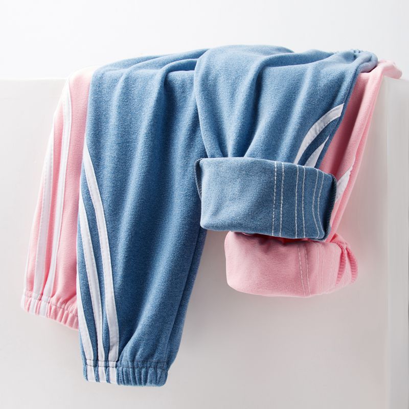 Children's sweatpants brushed Autumn Autumn fleece girls boys baby wholesale casual pants children's pants children's leggings - Image 4