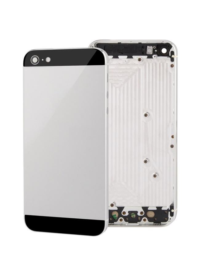 erorex Full Housing Alloy Back Cover for iPhone 5(Silver) - Image 1