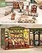 CUTEBEE Book Nook Kit DIY Miniature House Dollhouse Kit for Adults and Teens Booknook Tiny House Bookshelf Decor 3D Wooden Puzzle Gifts for Family Friends Blossom Florists - Image 4