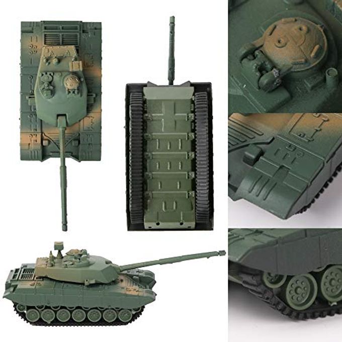 PROLOSO Military Army Playset 8 Take Apart Battle Tank Models and 20 Tiny Toy Soldiers - Image 3