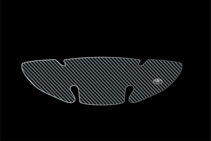 BIG FLAG BFRC 3D Gel Finish Car Door Carbon Fiber Handle Cup Scratch Guard Sticker Universal for Specific Brand (Pack of 4) (MRDRCFVAR) (ETIOS_Toyota) - Image 1