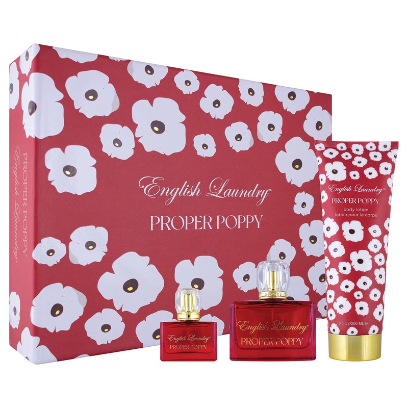 English Laundry Proper Poppy 3.4 fl. oz Eau de Parfum Gift Set for Her - Image 2