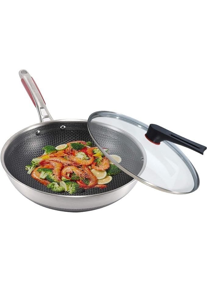 مقلاية احترافية بطبقة مقاومة للخدش – خامات عالية الجودة لتحضير مثالي بدون لزق أو تقشير | تصميم أنيق وقاعدة توزيع حراري متساوية AR - Image 1