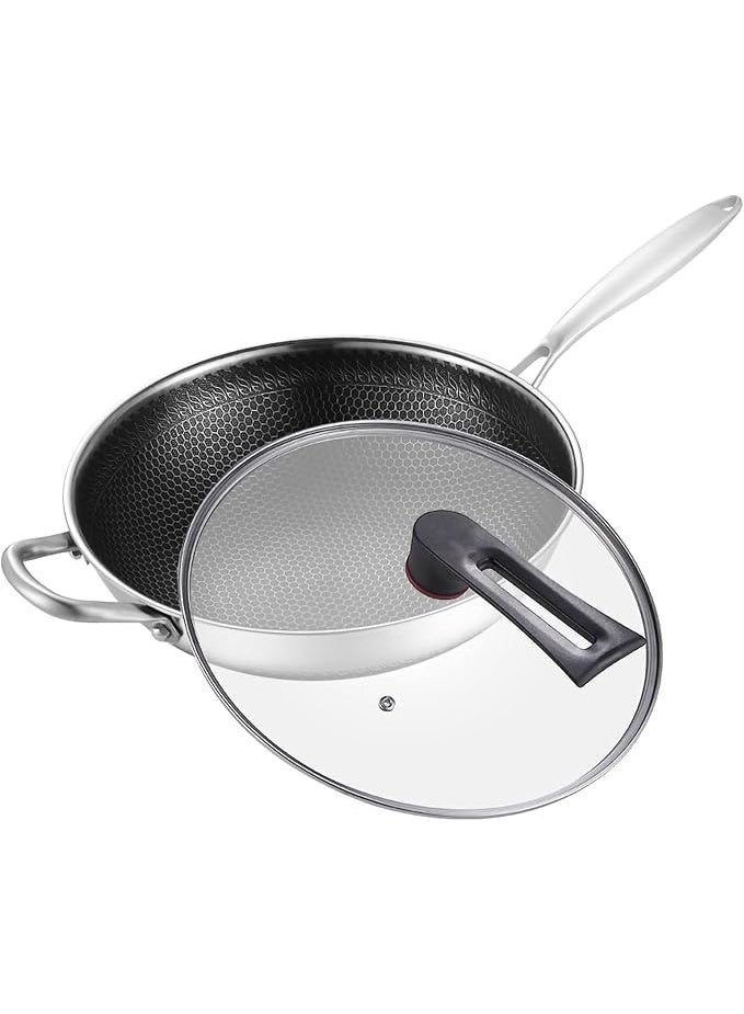 مقلاية احترافية بطبقة مقاومة للخدش – خامات عالية الجودة لتحضير مثالي بدون لزق أو تقشير | تصميم أنيق وقاعدة توزيع حراري متساوية AR - Image 3