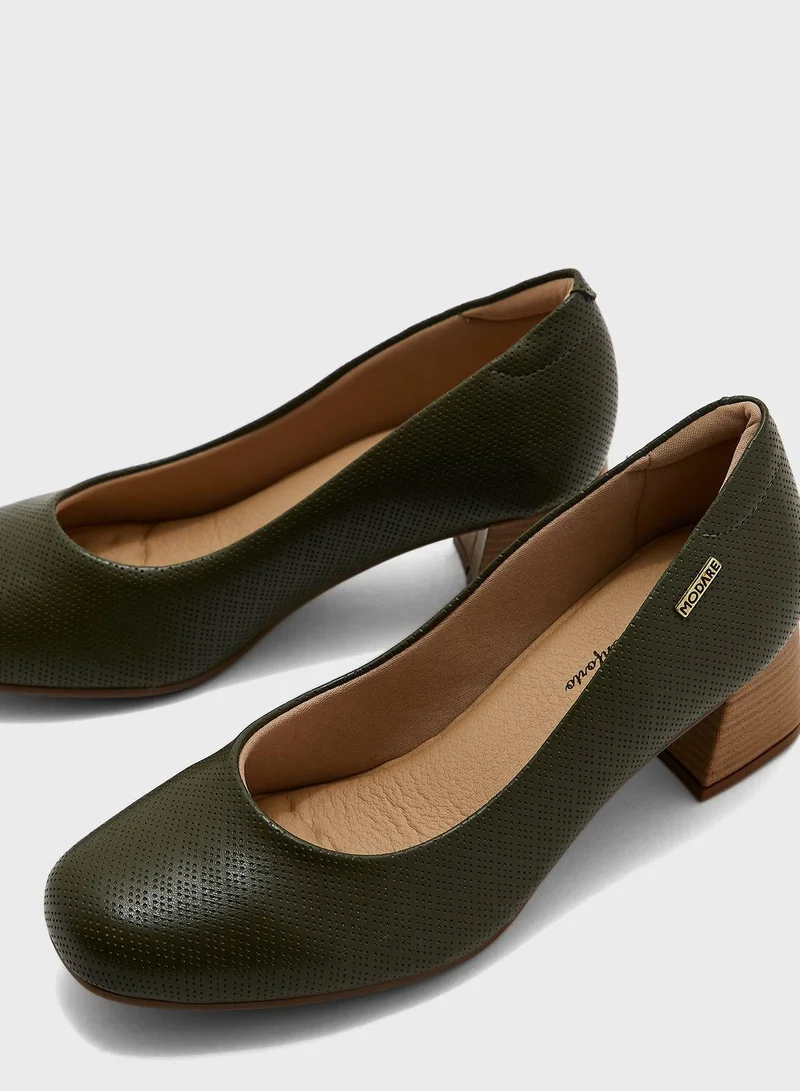 MODARE Low Heels Pump for Women – Elegant Office Heel Shoes & Classic Pumps for Girls