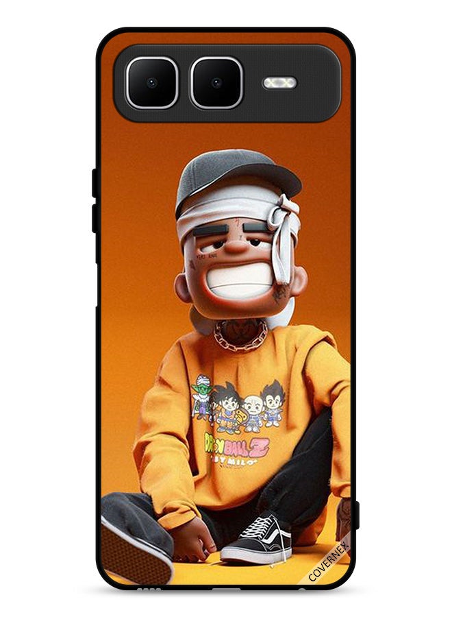 Covernex Infinix Smart 10 Plus Protective Case Cover Tired Injured Boy Art