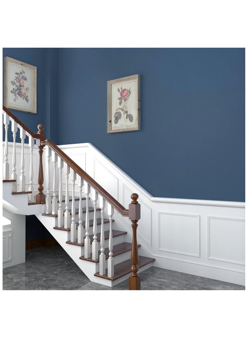 ورق حائط زخرفي بسيط ذو لون صلب مقاوم للماء والرطوبة مقاس 40 سم x 10 متر