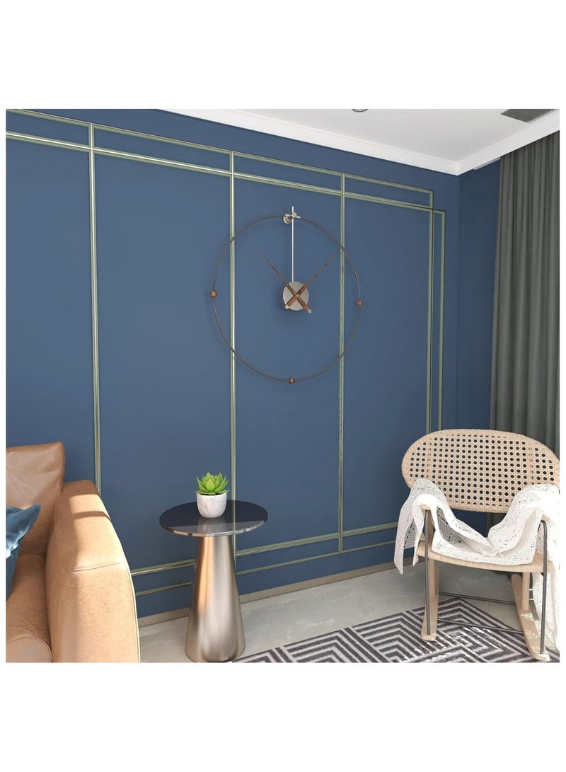 ورق حائط زخرفي بسيط ذو لون صلب مقاوم للماء والرطوبة مقاس 40 سم x 10 متر