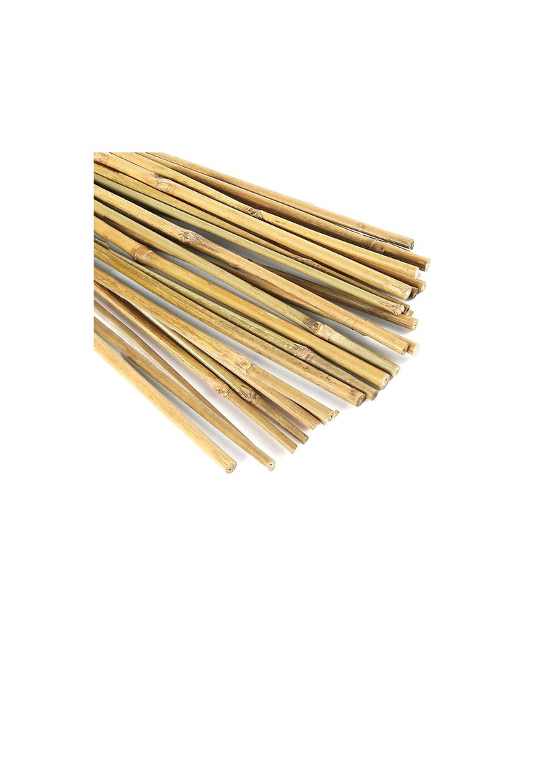Generic 20 Pcs 18 Inch Natural Bamboo Plant Support Stakes for Indoor Plants Bamboo Sticks Poles Garden Bamboo Stakes for Potted PlantsTomato Beans  - Image 1