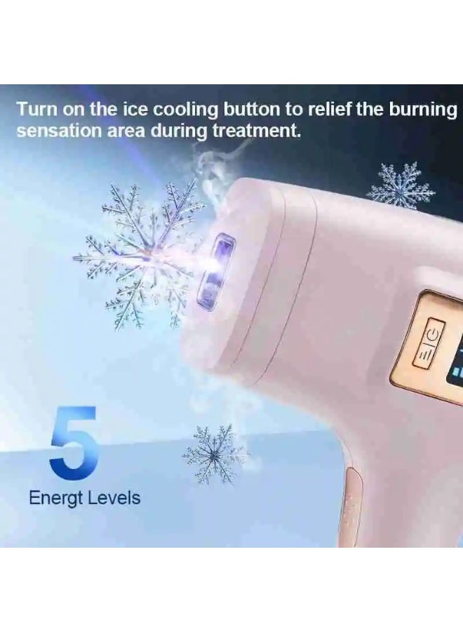 إنزو جهاز ازالة الشعر باليزر الثلجي ENZO EN-T5 لون بينك - Image 4