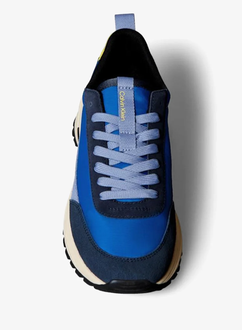 Calvin Klein Navy/Officer Blue/Buttercup Trailblazer — Suede Runner Sneakers for Men | Best Price UAE