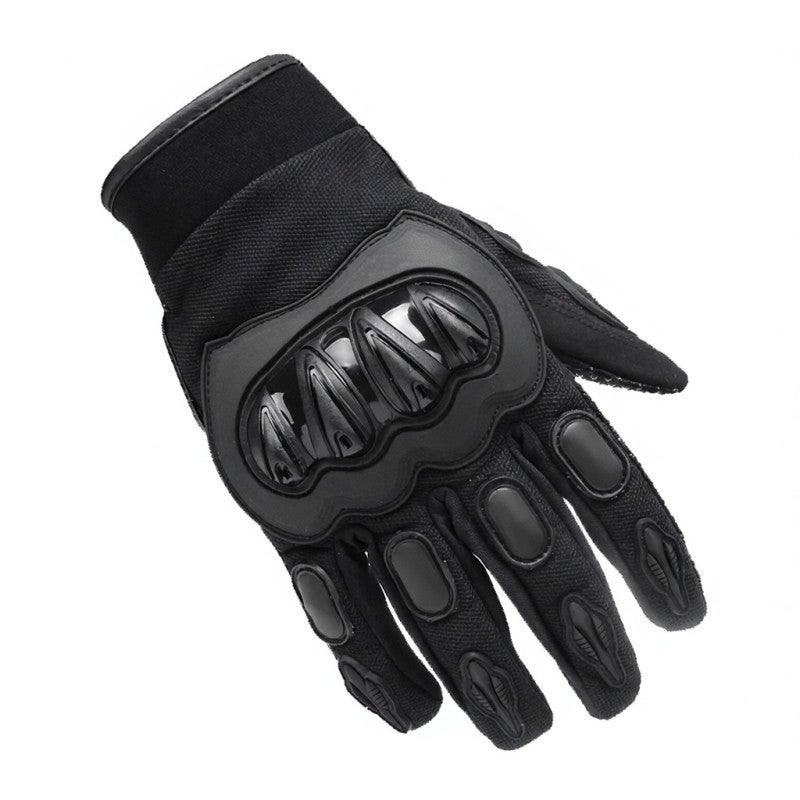 Men's Motorcycle Gloves Full Finger Black Touchscreen Compatible - Lightweight Breathable Mesh for Motorbike Racing Motor - Image 5