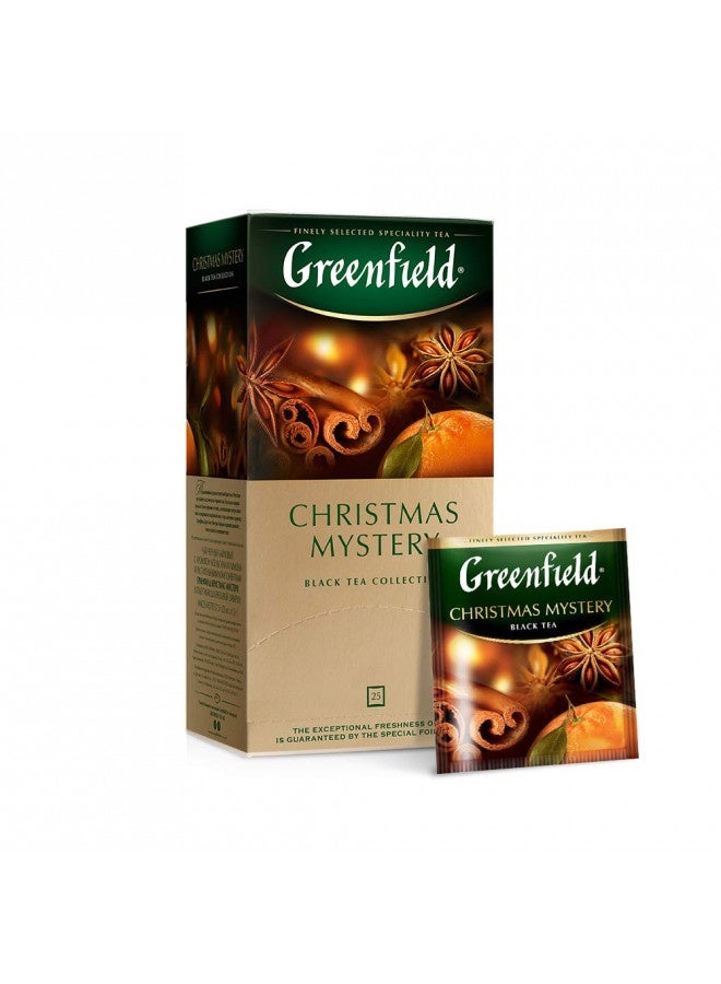 Greenfield Greenfield  Mystery Black Tea Fruit And Herbal Collection 25 Teabags The Execptional Freshness Of Tea Is Guranteed By The Special Foil Sachet - Image 2