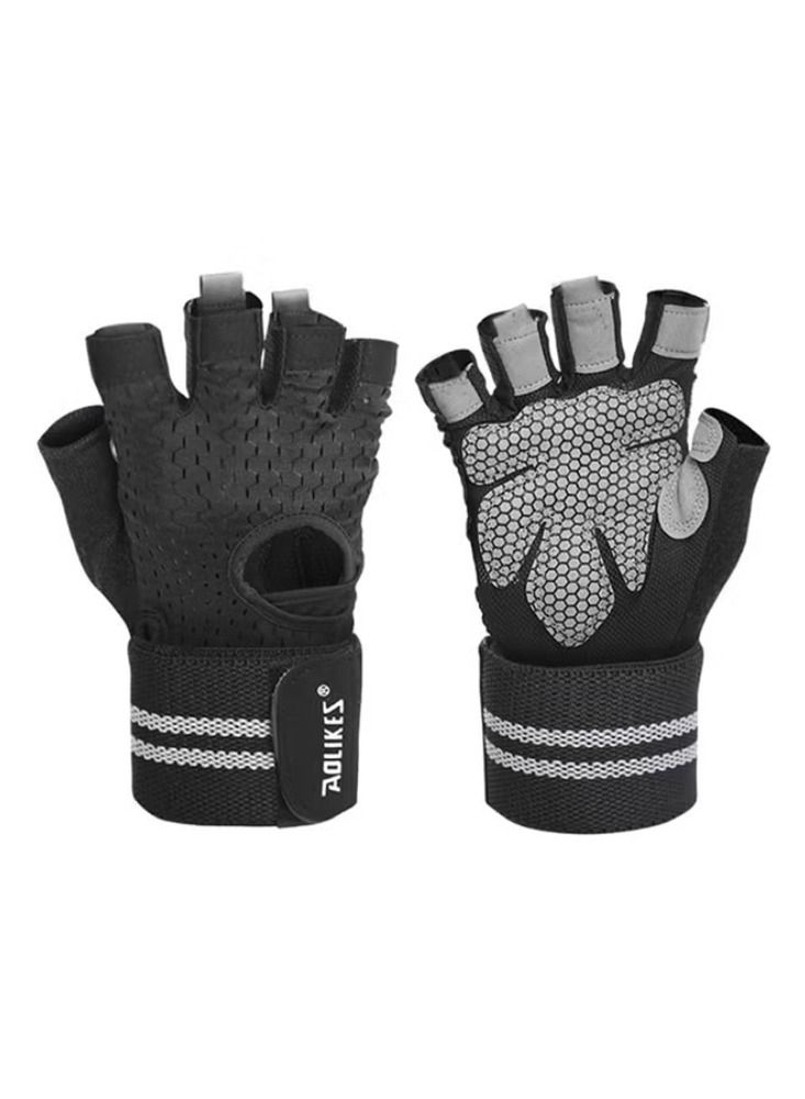 Dreamzon Pair Of Half Finger Weight Lifting Gloves - Image 1