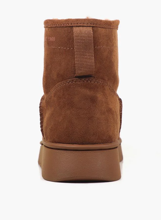 Gap TAN Girls ALASKA REFRESH Slip-On Ankle Boots for Women | Best Price UAE