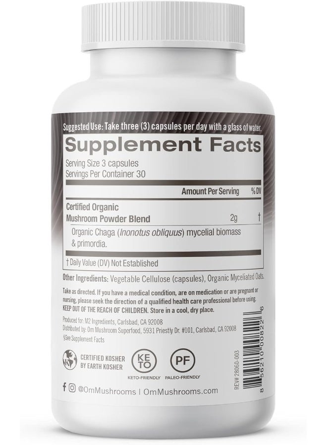 OM Chaga Mushro Superfood 90Vcaps - Image 2