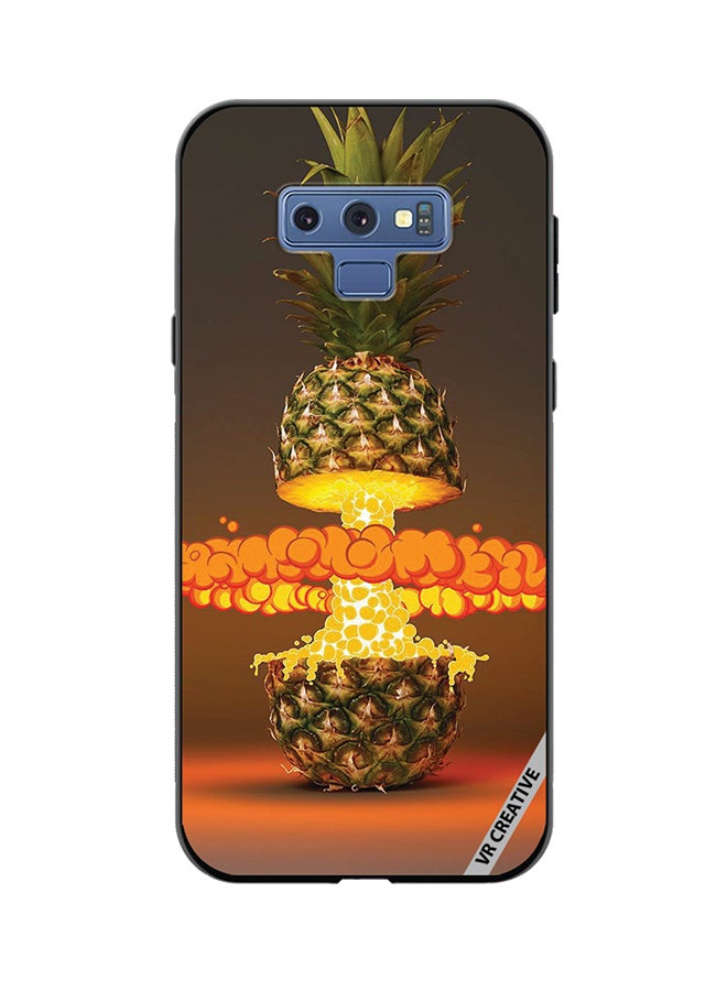 VR CREATIVE Protective Case Cover For Samsung Galaxy Note 9 Fire Pineapple Design Multicolour - Image 1