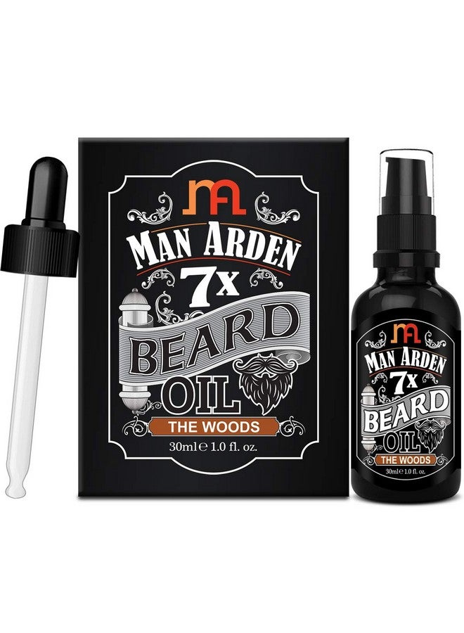Man Arden 7X Beard Oil (The Woods) - 7 Premium Oils Blend Supports Beard Growth & Nourishment 30Ml - Image 1
