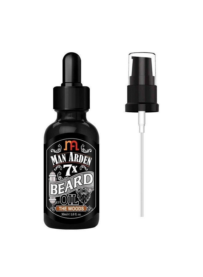 Man Arden 7X Beard Oil (The Woods) - 7 Premium Oils Blend Supports Beard Growth & Nourishment 30Ml - Image 3
