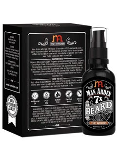 Man Arden 7X Beard Oil (The Woods) - 7 Premium Oils Blend Supports Beard Growth & Nourishment 30Ml  - Image 2