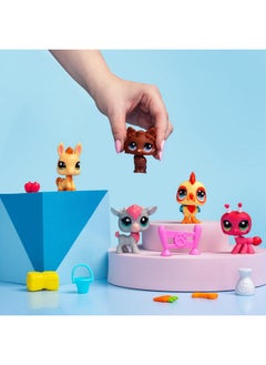 Littlest Pet Shop Littlest Pet Shop Farm Besties Collector Set - Gen 7 Bobble Head Pets #56-60, Imagination Toy for Kids 4+  - Image 3
