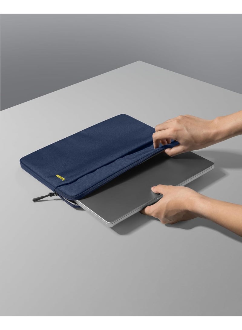 Tomtoc Light-A18 Eco-Friendly Slim Laptop Sleeve – Water-Resistant Protective Case for 13.5–14.3" Lenovo, HP, ASUS, Dell, Acer, Vivobook/Zenbook 14 & 13.8" Surface Laptop - Image 5