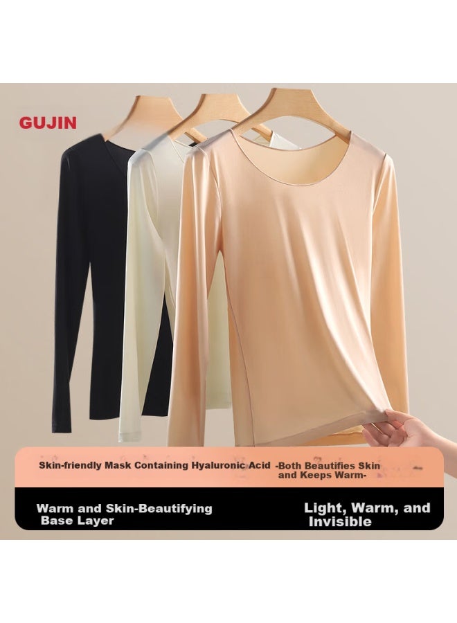 Gujin Hyaluronic Acid Skin Care Thermal Underwear Set For Women, Autumn Long Johns, Plus Size, Thin Style, Winter Collection - Image 2