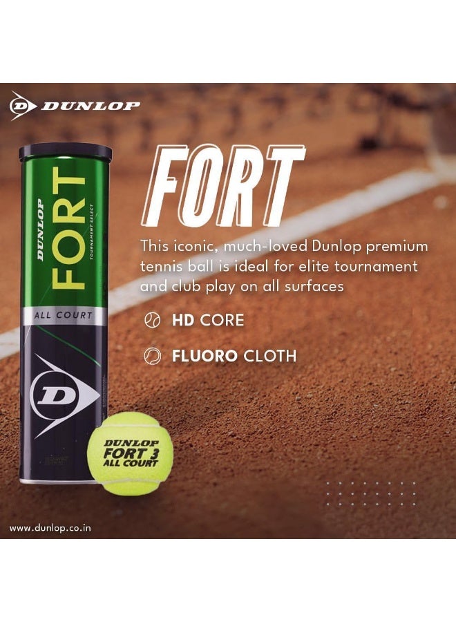 Dunlop Fort Tennis Balls - Suitable for all types of courts (Box) - Image 4