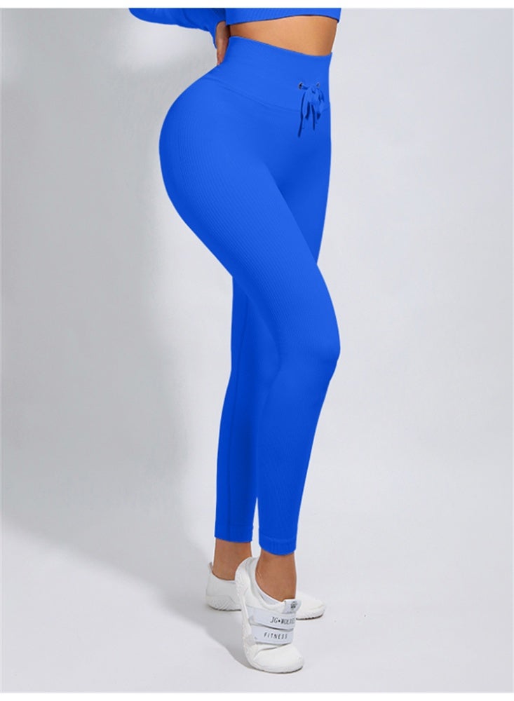 general Ribbed Yoga Leggings Women Push Up Sport Pants Gym Workout Tights - Image 2