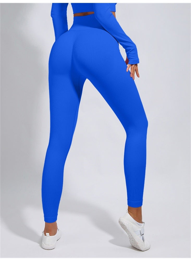 general Ribbed Yoga Leggings Women Push Up Sport Pants Gym Workout Tights - Image 3