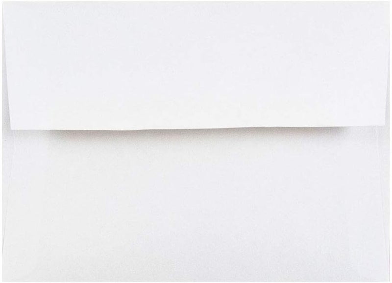 JAM Paper 4Bar A1 Invitation Envelopes - 3 5/8 x 5 1/8 - White - 50/Pack - Image 1
