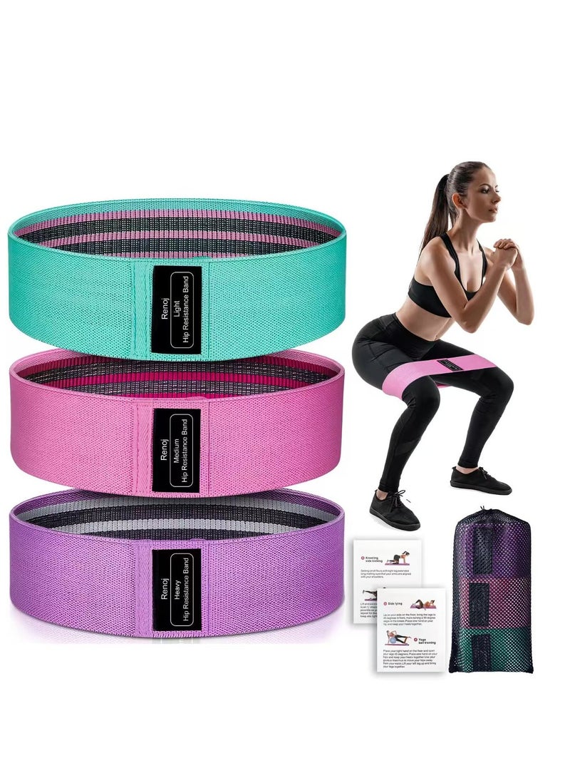 RenoJ 3-piece set Yoga Resistance Band - Image 1