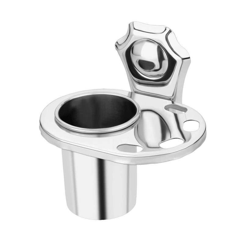 iSTAR Stainless Steel Bathroom Tooth Brush Holder (Pack of 2, Silver) - Image 3