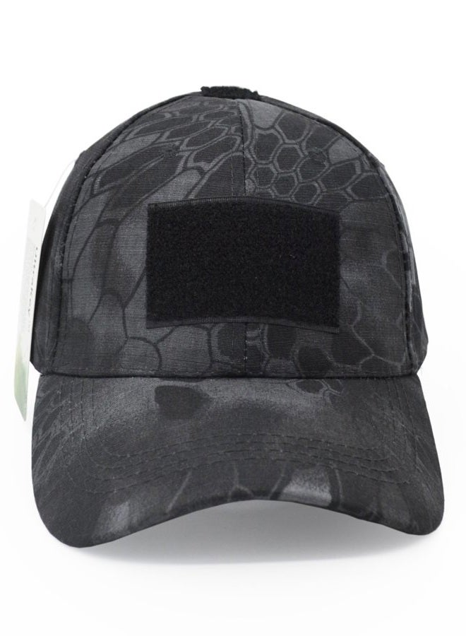 UltraKey Military Tactical Operator Cap, Outdoor Army Hat Hunting Camouflage Baseball Cap 4, Black Python Pattern, One size - Image 4