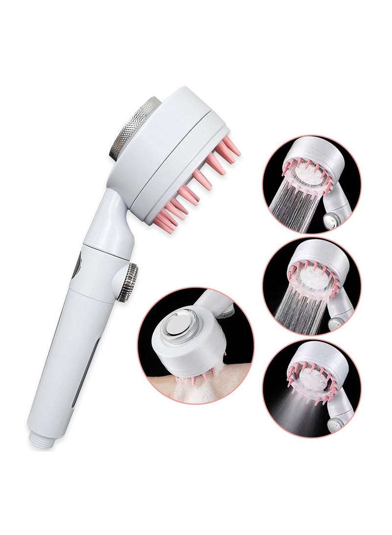 High Pressure Shower Head Set with 3 Spray Modes Hose 15m Universal Filter Massage Shower for Adults Kids Pets White  - Image 3