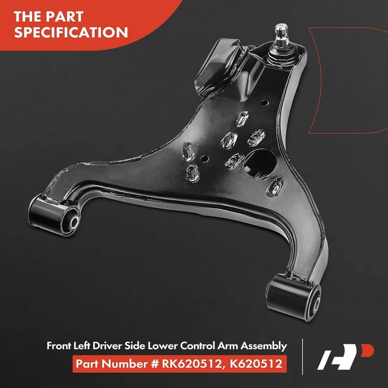 A-Premium Front Lower Control Arm and Tie Rod End Set - Image 3