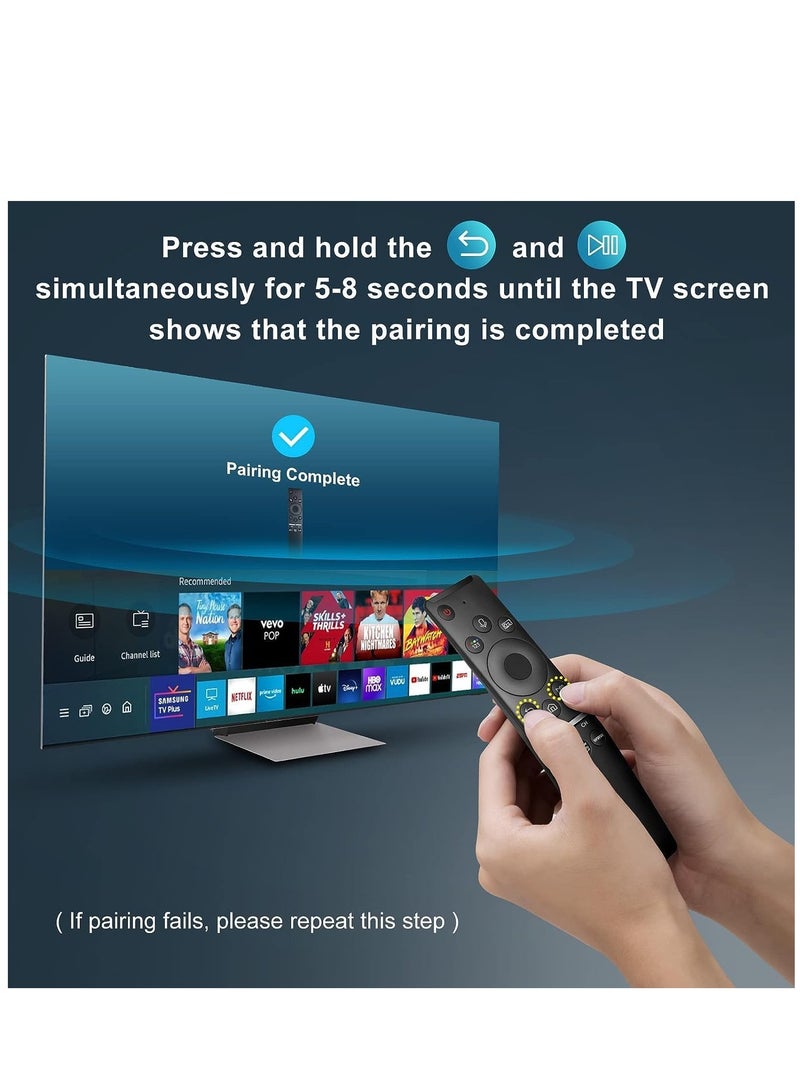 ELTRAZONE Voice Remote Compatible for Samsung Smart TV QLED UHD Frame Curved Solar 4K 8K Q60 Q70 Q80 Q90 8 Series 9 Series TU8000 AU8000 Voice Remote Control Replacement.(BLACK) - Image 5