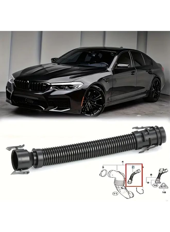 BMW N47 N57 Engine Air Intake Breather Pipe Hose Model 13717803842 - Image 1
