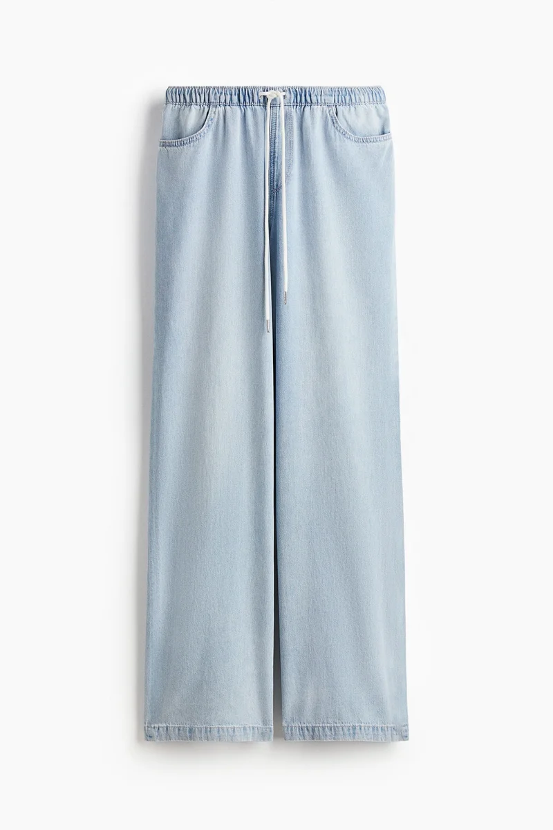 H&M Denim drawstring trousers