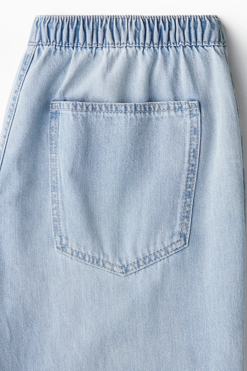 H&M Denim drawstring trousers