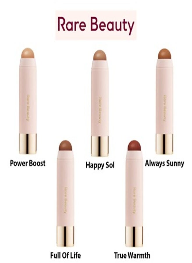 Rare Beauty - Rare Beauty by Selena Gomez Warm Wishes Effortless Bronzer Stick – Always Sunny - Rich Caramel With Neutral Undertones, 7g) | Weightless, Blendable Cream Bronzer for a Sun-Kissed, Natural-Looking Warmth - Image 1