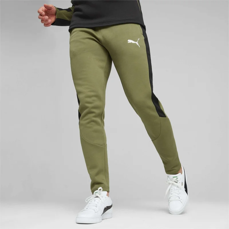 بوما Men's Olive Green Evostripe Pants Dk Green Men's Sweatpants