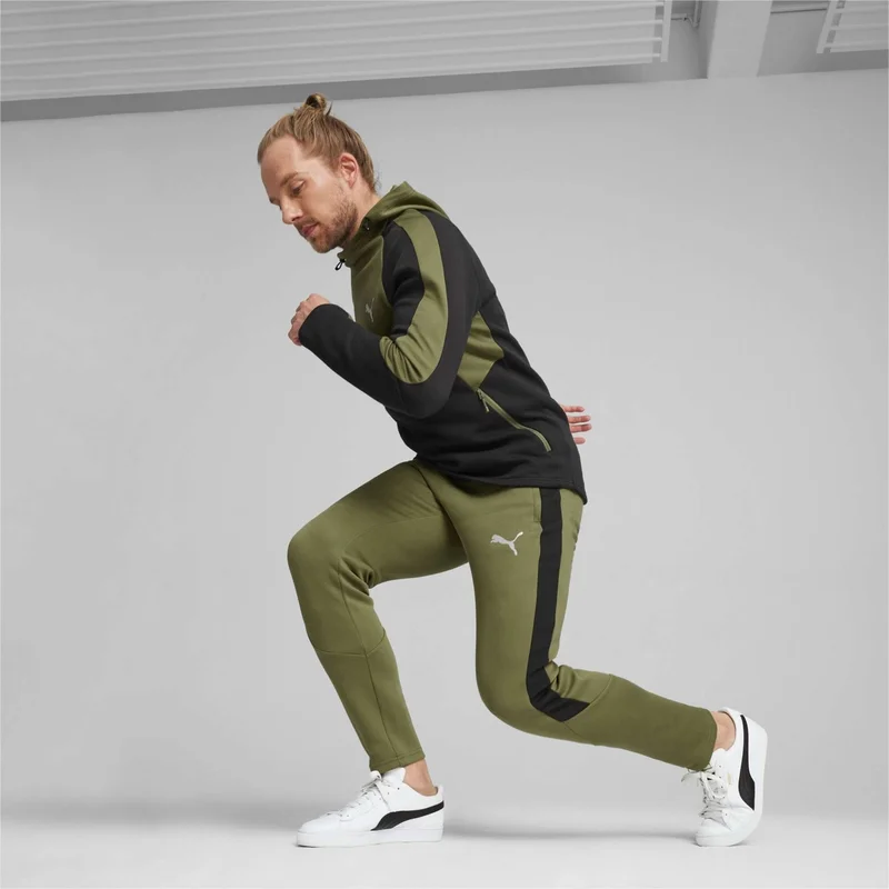 بوما Men's Olive Green Evostripe Pants Dk Green Men's Sweatpants