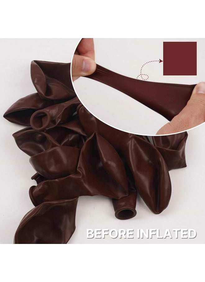 PartyWoo - Burgundy Balloons, 85 Pcs Wine Red Balloons Different Sizes Pack Of 18 Inch 12 Inch 10 Inch 5 Inch Maroon Balloons For Balloon Garland Or Balloon Arch As Birthday Party Decorations, Red-Y62 - Image 1