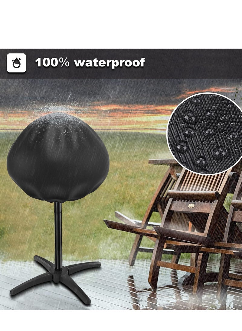 Generic - Waterproof BBQ Grill Cover for George Foreman Indoor/Outdoor Models 22460 & 22460-56, Compatible with Weber 1121004/1111004, Features Handle and Drawstring for Secure Fit. - Image 1